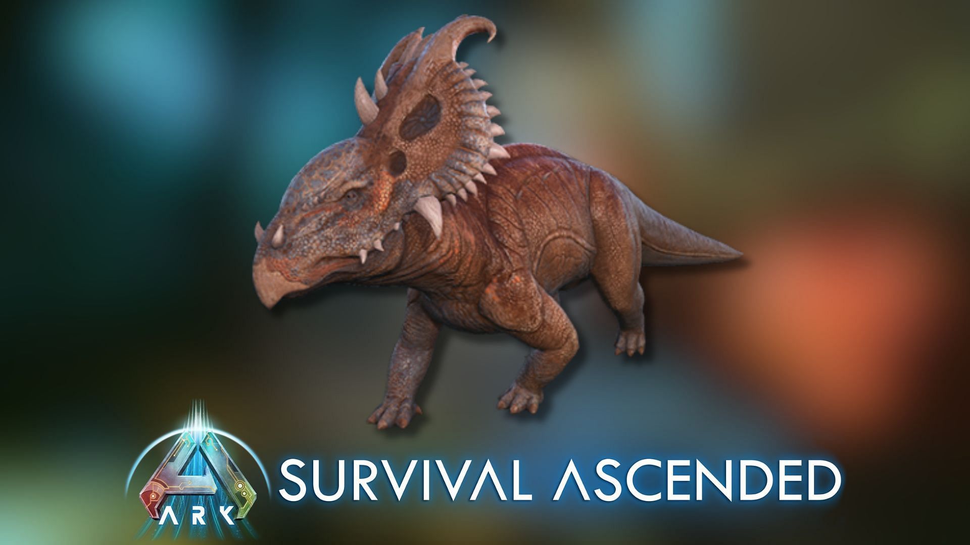 Pachyrhinosaurus has the ability to secrete calming and raging hormones. (Image via Studio Wildcard)